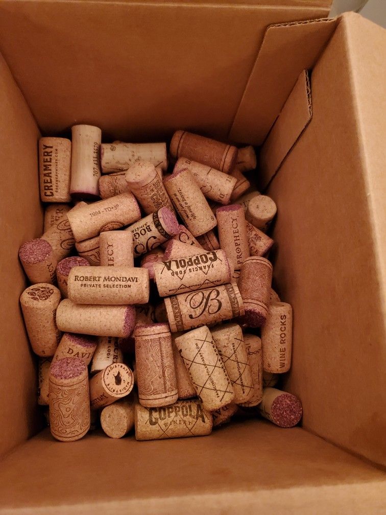 Premium Wine Corks Natural Corks From Around USA Art Crafts Weddings - 50 Count