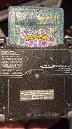 Nintendo Game Boy Advance SP with Pokémon Game