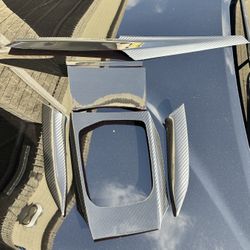 BMW G Series Dry Carbon Fiber Center Console Trims