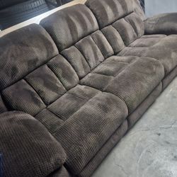 Brown Recliner Sofa