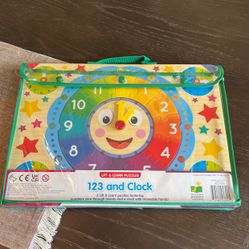 Lift and Learn Puzzles Numbers and Clock