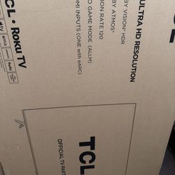 50 Inch Roku Smart 4D TV. Brand New Still In Box.  I Have Two. 150 A Piece