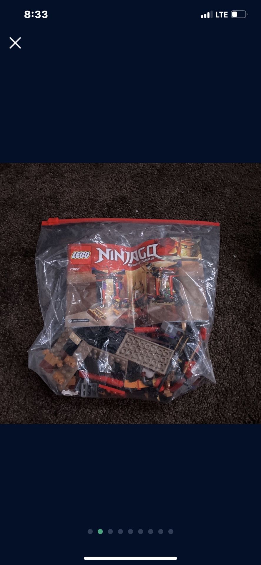 Ninjago Lego Set (no Missing Pieces)