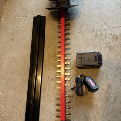 Hyper Tough Cordless Hedge Trimmer and Weed Wacker