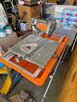 Ridgid 7" wet saw