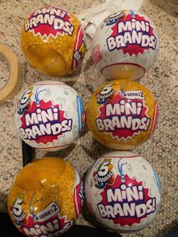 Zuru 5 Surprise Mini Brands Balls Lot of 6