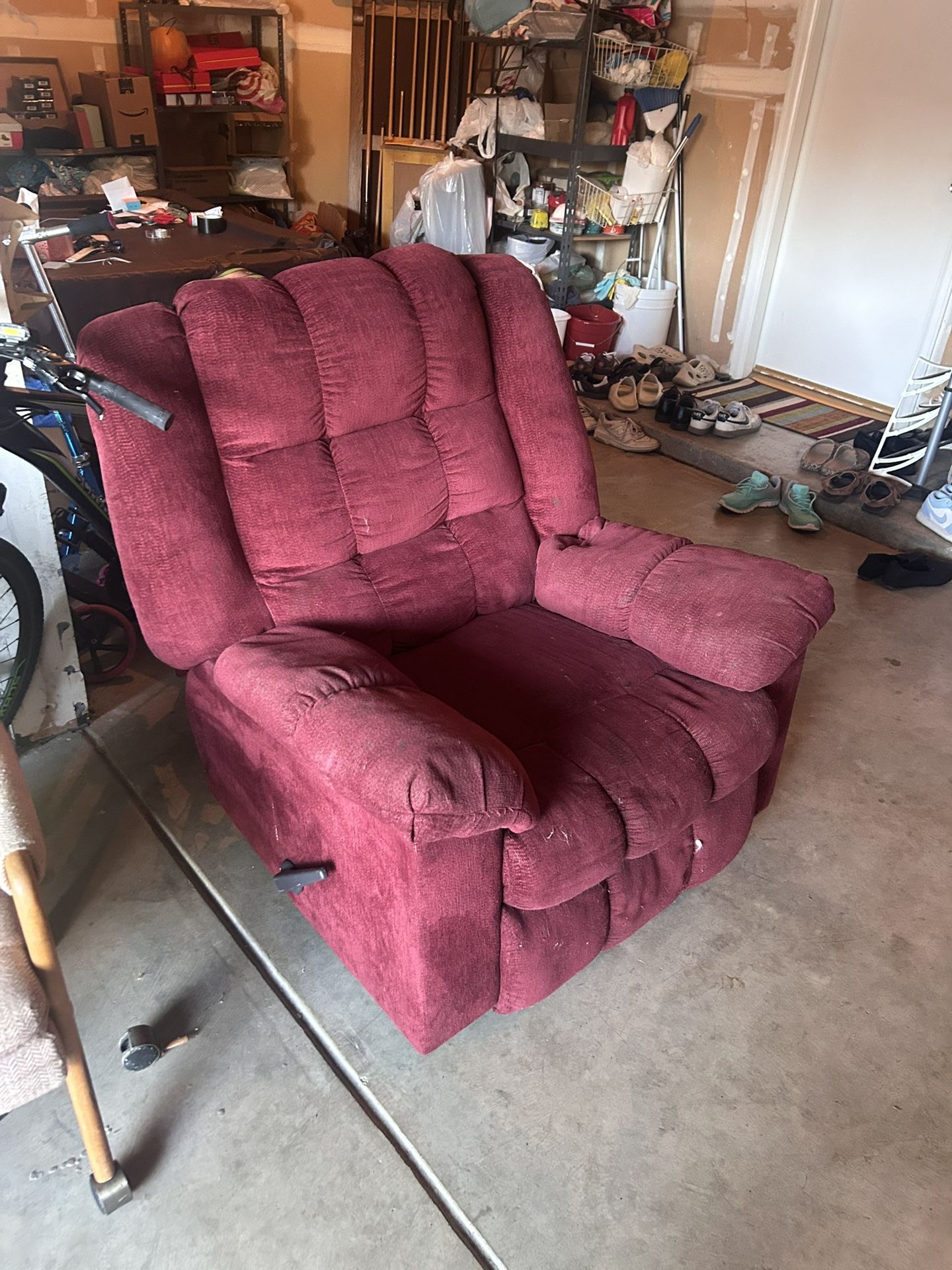 Red Recliner Couch