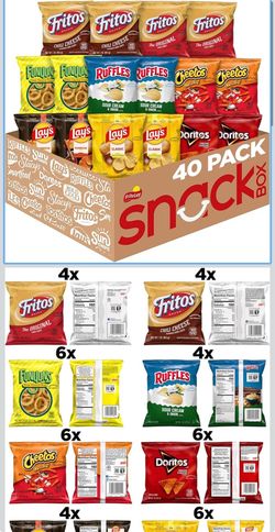 Frito-Lay Party Mix Variety Pack, 40 Count
