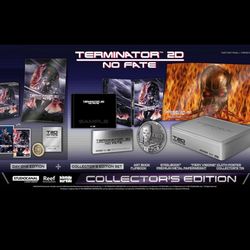 TERMINATOR 2D NO FATE - COLLECTOR'S EDITION SILVER TIN PS5 UK IMPORT NEW ENGLIS