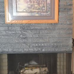 Wall Art Cabin 3D Matte Design 31 x 21