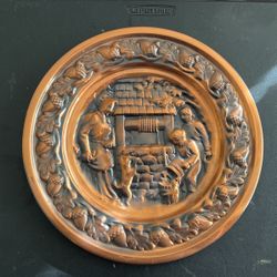 3d Wall Plate Chargers In Copper. 