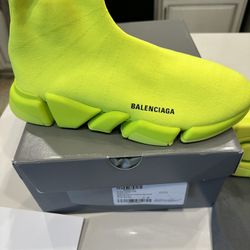 Fluorescent Yellow Balenciaga Joggers Size 46(13)