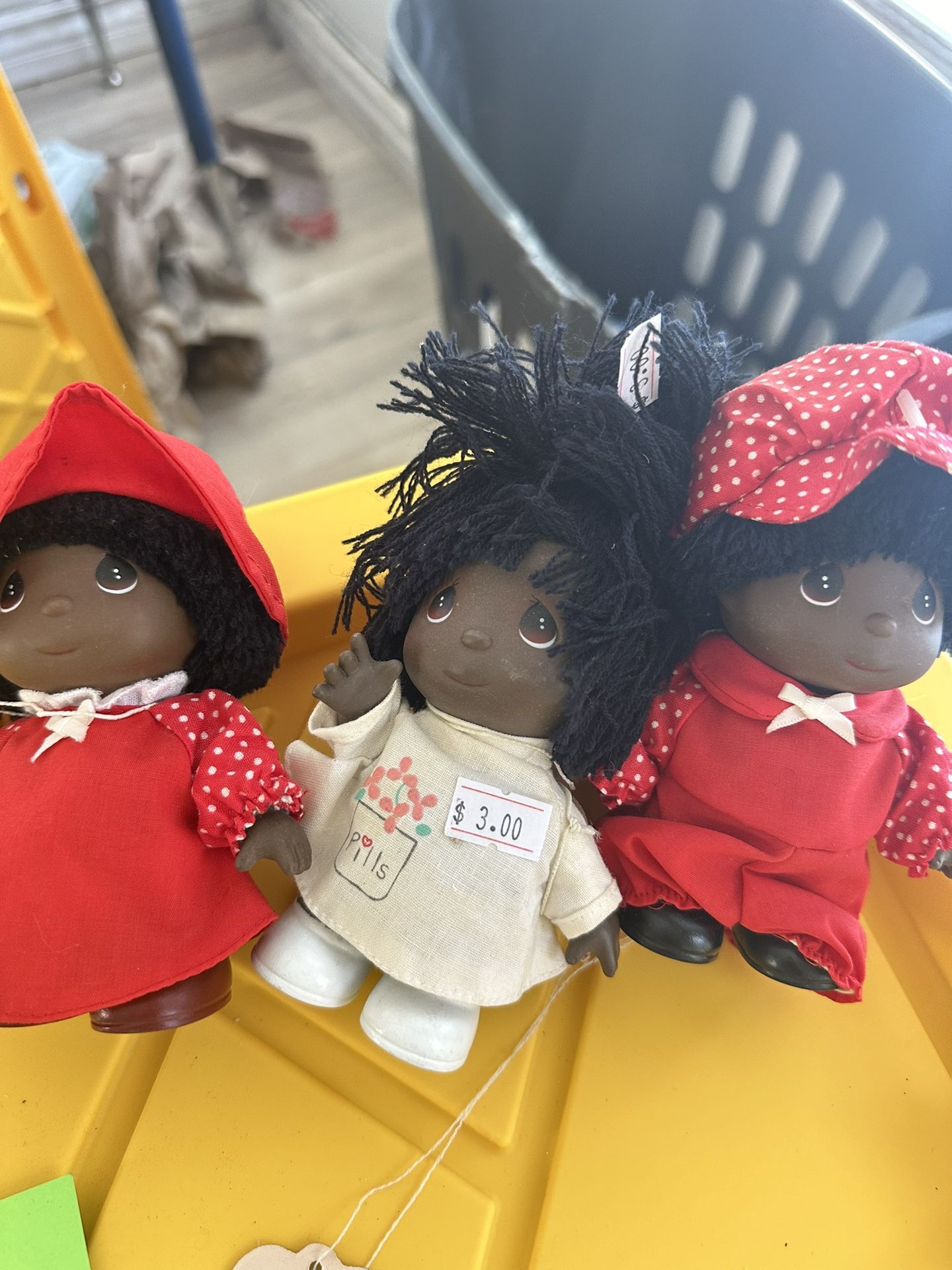 vintage Precious Moments dolls,