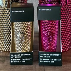 Cold Cup Ornament Keychain Set