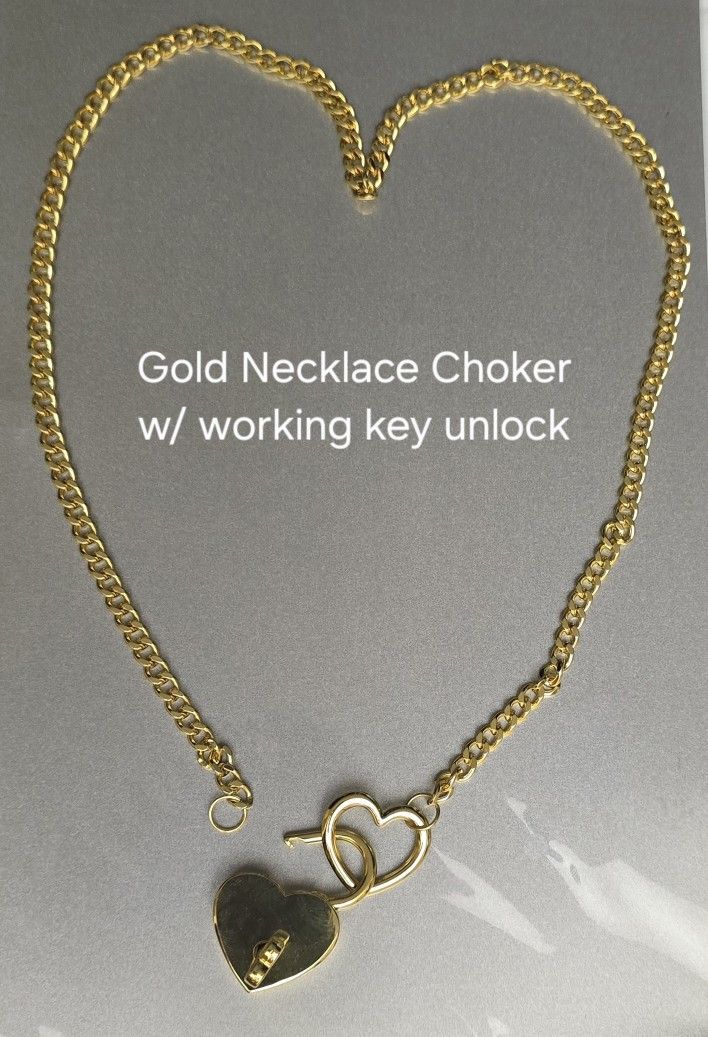 Gold Necklace Choker