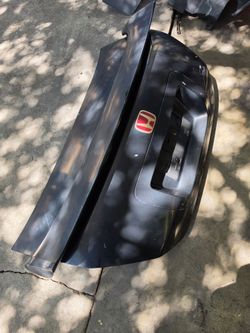 Honda civic si coupe fg2 2009 rear trunk lid with wing parts