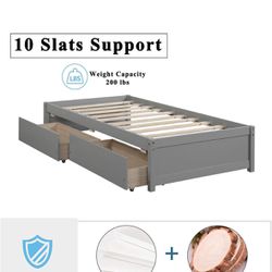 Twin Bed Frame With Storage