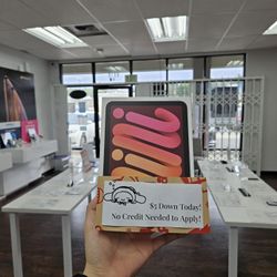 Apple IPad Mini 7 Tablet - Pay $1 To Take It Home Today and pay the rest later.