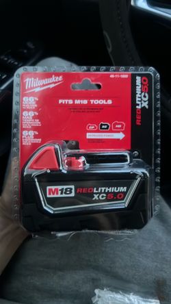 Milwaukee M18 battery 5ah 3 pack