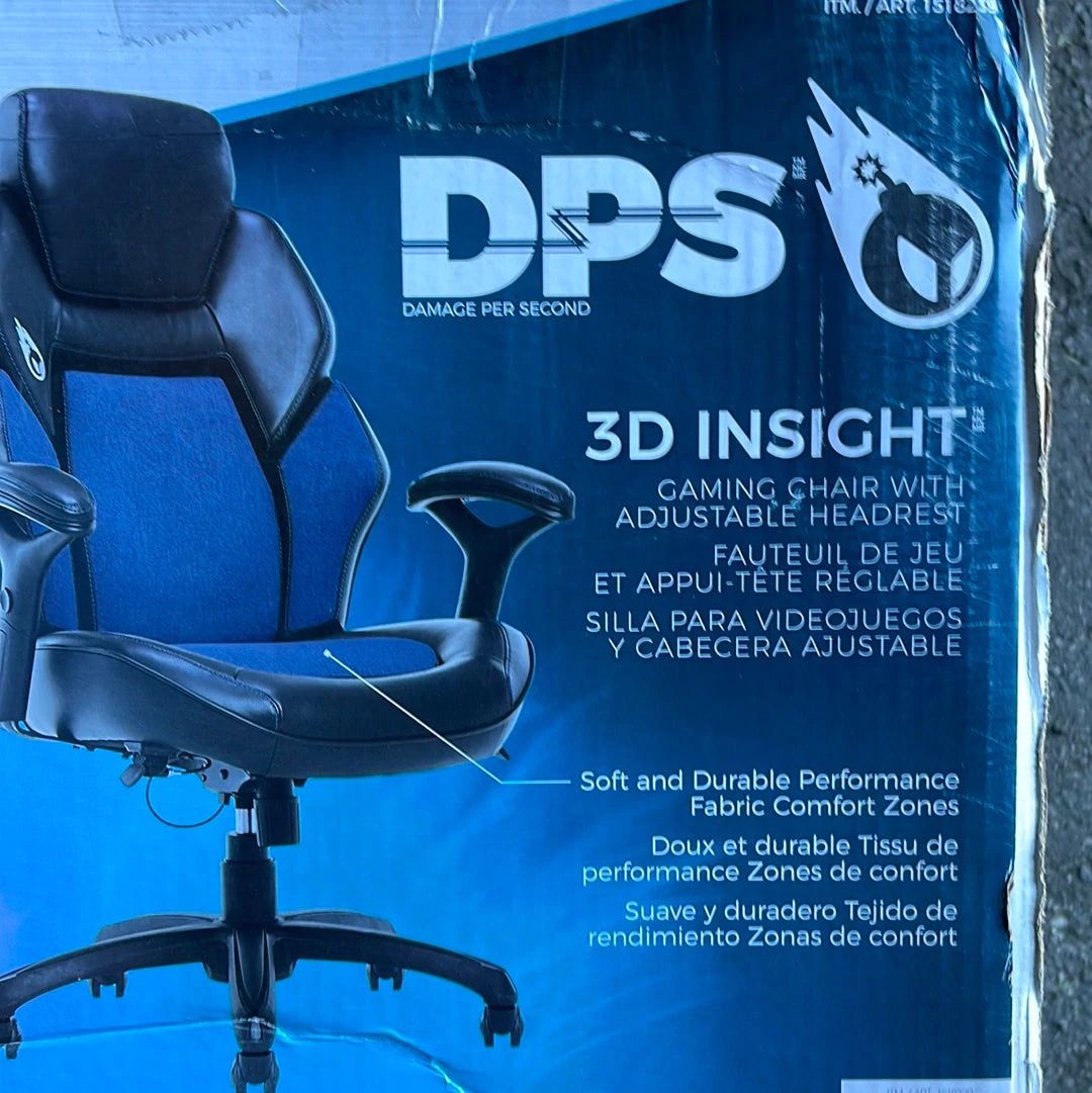 DPS 3D Insight Gaming Chair with Adjustable Headrest