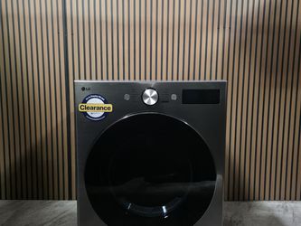 LG 7.4 cu. ft. Vented Ultra Large Capacity Smart Front Load Gas Dryer with AI Sensor Dry & TurboSteam in Graphite Steel (DLGX5801V-D-2310)