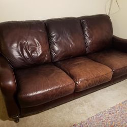 Leather Couch 3 Seats