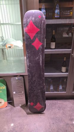 Western logger Snowboard deck real can be used has holes