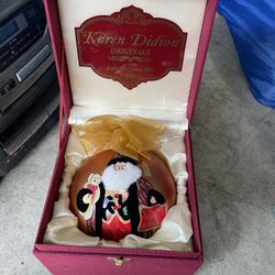 Vintage Christmas Ornament Large 