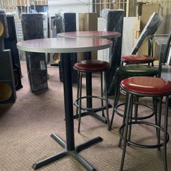 Table With Stools 