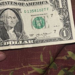 1 Dollar From 2013 