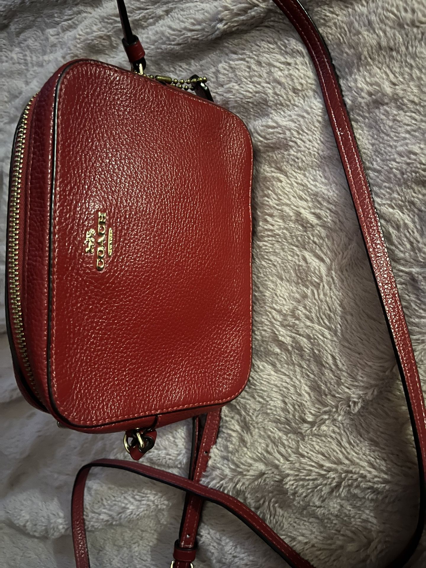Coach’s Leather Camera Bag