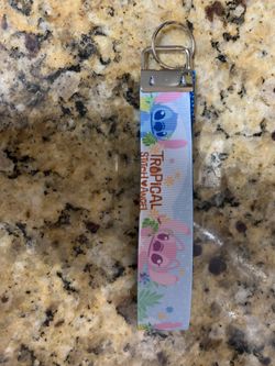 Stitch and angel key fob