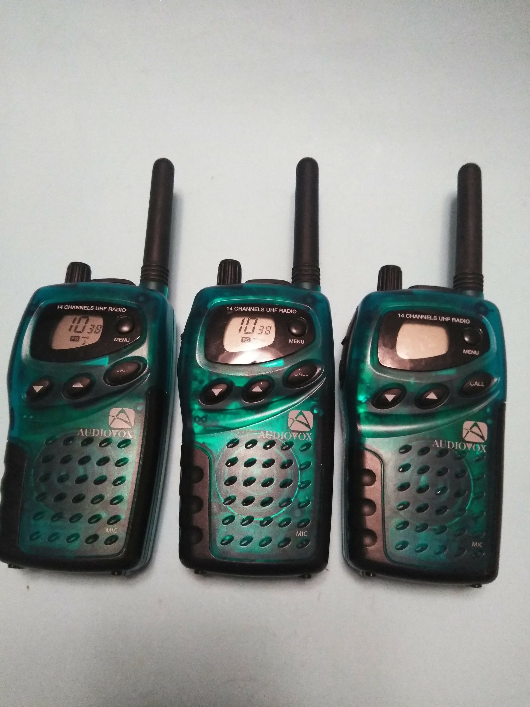 Audiovox..walkie talkies....model fr-140a2 mile range