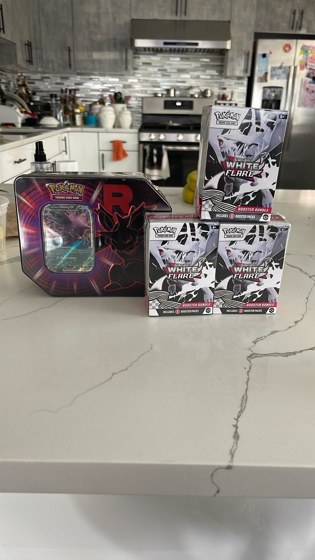 Pokemon Cards White Flare + Team Rocket Bundle