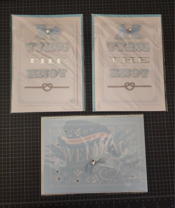 Wedding Greeting Cards Set/3 BNIP