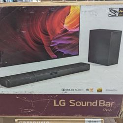 SN5A 400W LG 21 Channel Bluetooth High Res VirtualX Sound Bar Wireless Sub