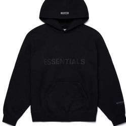 Fear Of God Essentials Hoodie Black 