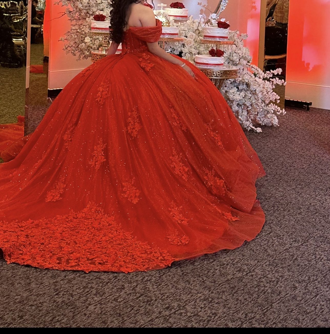 Red Quinceanera Dress