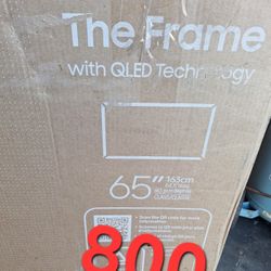 SAMSUNG 65"INCH QLED 4K THE FRAME TV LS03D 