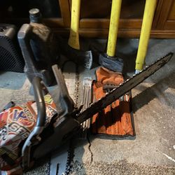 Fire Wood Cutting Set Up 