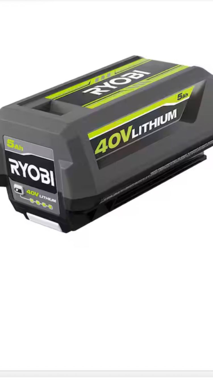 Battery OP4050A Ryobipower your tools with this 40V Lithium-Ion 5.0 Ah Battery. It features a 5.5 time runtime than a