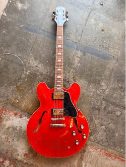 Epiphone Marty Schwartz ES-335 Semi-Hollow Electric Guitar Sixties Cherry