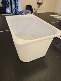 Ikea Trofast White Plastic Shelf Storage Bin Box 2pieces. $5/each