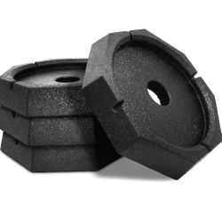 RV Leveling Jack Pads 6-Pack - 9" 6000LBS Heavy Duty Stabilizers for LCI Systems