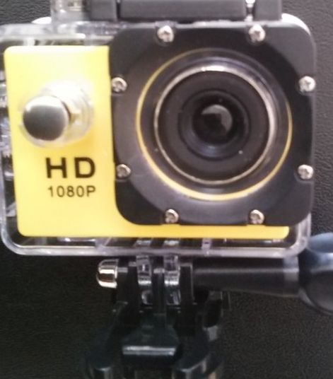 1080 Yellow Sports Action Camera