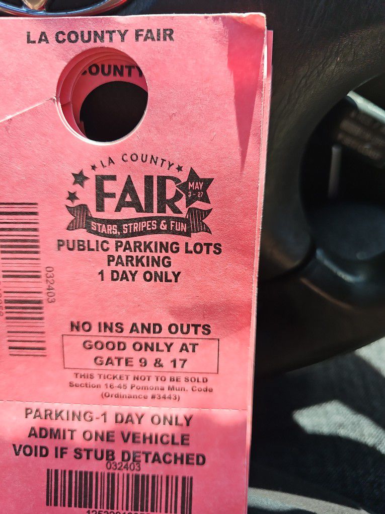 Fair Parking Pass public Parking 1 Day