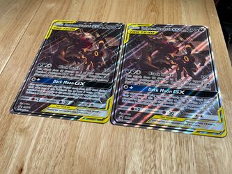 Jumbo Umbreon & Darkrai GX Tag Team SM241 x2