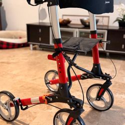 Foldable Rollator Walker with Seat 