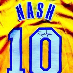 Signed steve nash Lakers #10 jersey