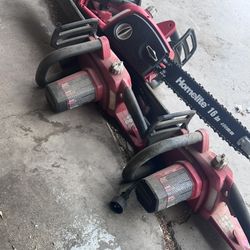 Electric Chain Saw Homelite Used Working Great 